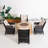 Arrika 4-Person Patio Conversation Set With Cushions