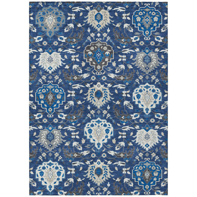  Machine Washable Indoor/Outdoor Chantille ACN1026 Rug