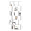 Crose 192cm H x 80cm W Geometric Bookcase-2096768196-2096768193