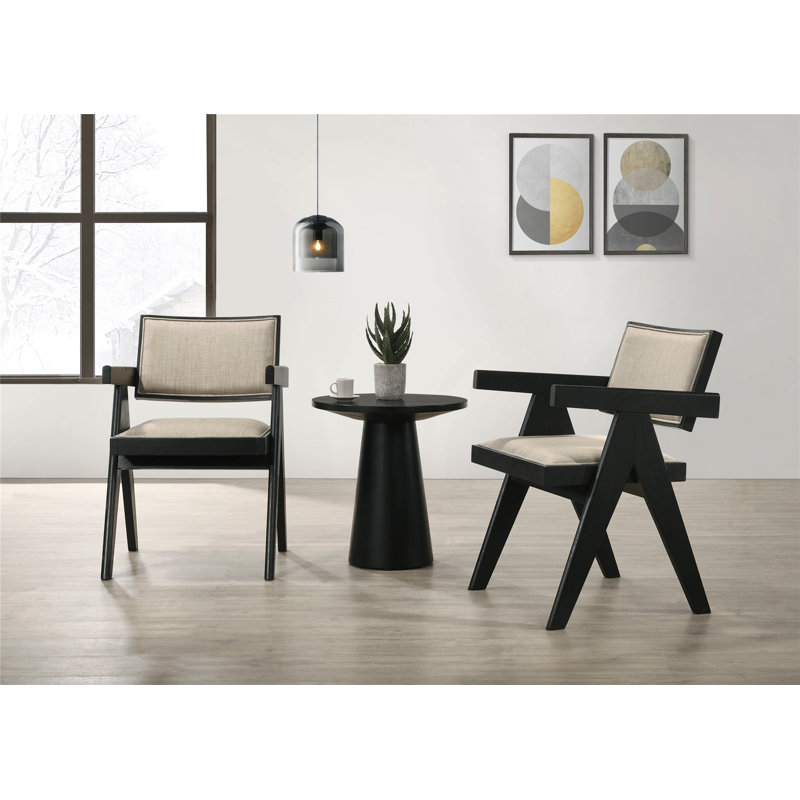 Ensemble de salle à manger Julie, H 28 po x l 36 po x P 36 po, 3 pièces: table, 2 chaises