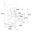 Chaise berçante pliante portative pour l'extérieur-1397761639