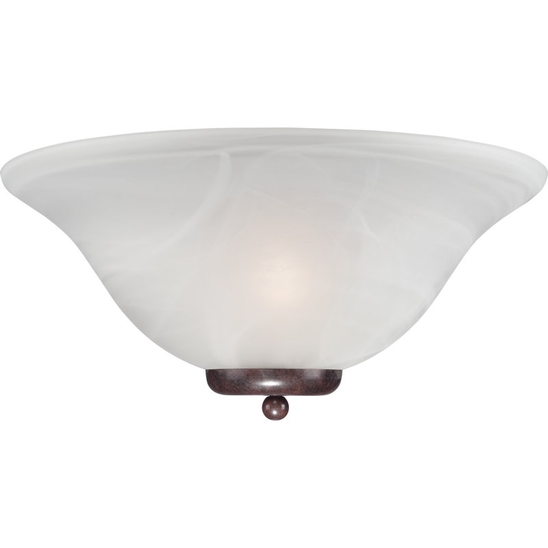 Turcotte 1 lumière traditionnelle demi-lune, Bronze vieilli