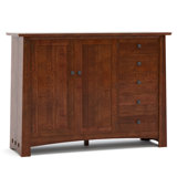 Highlands 2 - Door Solid Wood Armoire