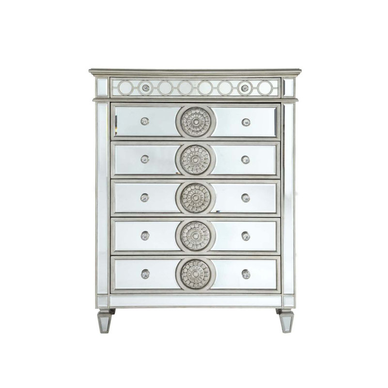 Commode 6 tiroirs avec miroir Varian