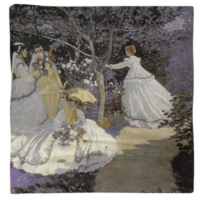Claude Monet Cotton Floral Square Napkin