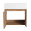 Armoire de salle de bain 24 po avec lavabo, portes à fermeture douce, fixation flottante, pour petite salle de bain-1740597078