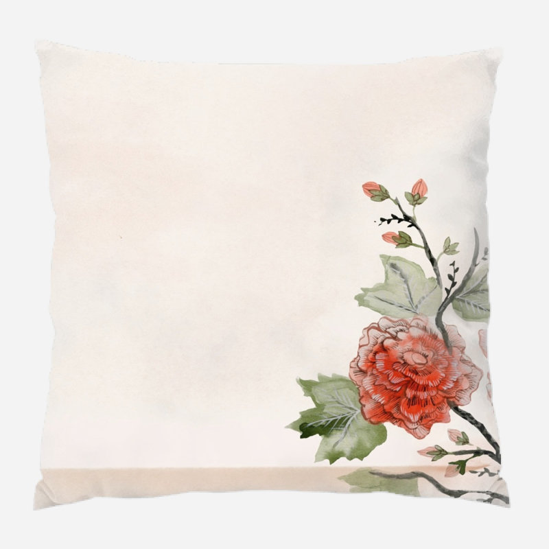 Coussin rétro Winstead, Intérieur, Microsuède