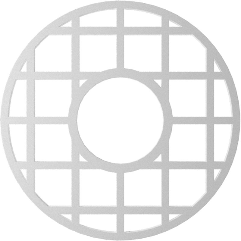 Médaillon de plafond 26 po x P 9 po x P 9 po x P 3/4 po O'Neal, H 16 po x l 16 po x P 0,5 po, Inachevé