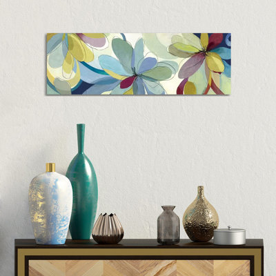 Silk Flowers II by Aimee Wilson - Wrapped Canvas Panoramic Painting