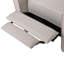 Fauteuil inclinable à dossier inclinable beige-242835243