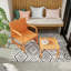 Holiday - Ensemble de meubles d'intérieur / extérieur 2 pièces 1 chaises et 1 table basse Matériau PP imperméable - Ensemble de conversation pour patio facile à assembler-1185956616