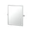 Miroir de salle de bain rectangulaire encadré Latitude II | Miroir pivotant et biseauté-25409710-20514364