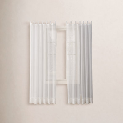 Sheer Tab Top Curtain Panel - Basics by Wayfair™