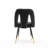 Modern Contemporary Velvet Upholstered Dining Chair with Nailheads and Gold Tipped Metal Legs, Set of 2, Perfect for Elegant Dining Rooms and Comfortable Seating-1821631054