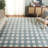Kynlee Hand Woven Recyclyed Cotton Pile Machine Washable Plaid Rug-695792004