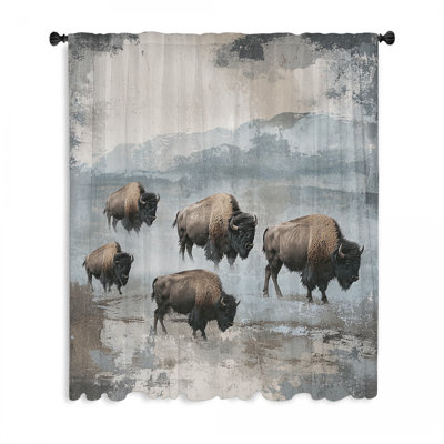 Rideaux Bison