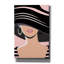  «Beach Chic 3 Blush» par Omar Escalante, art mural sur toile, 26 po x 40 po