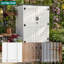 Remise en résine Altibloom de 60 pieds cubes - Rangement vertical extérieur 4,5 x 2,3 pi
