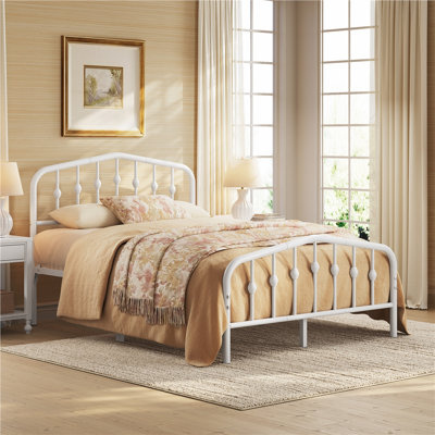 Valor Bed Frames Metal Platform Bed with Headboard