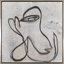 «Face of Life I», peinture sur toile à cadre flottant
