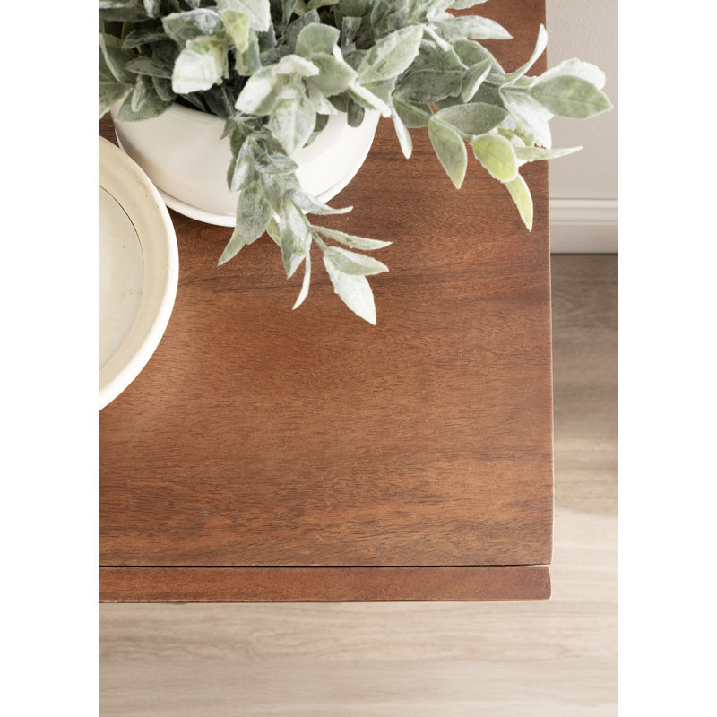 Archvale Rectangular Tiered Mango Wood Side Table
