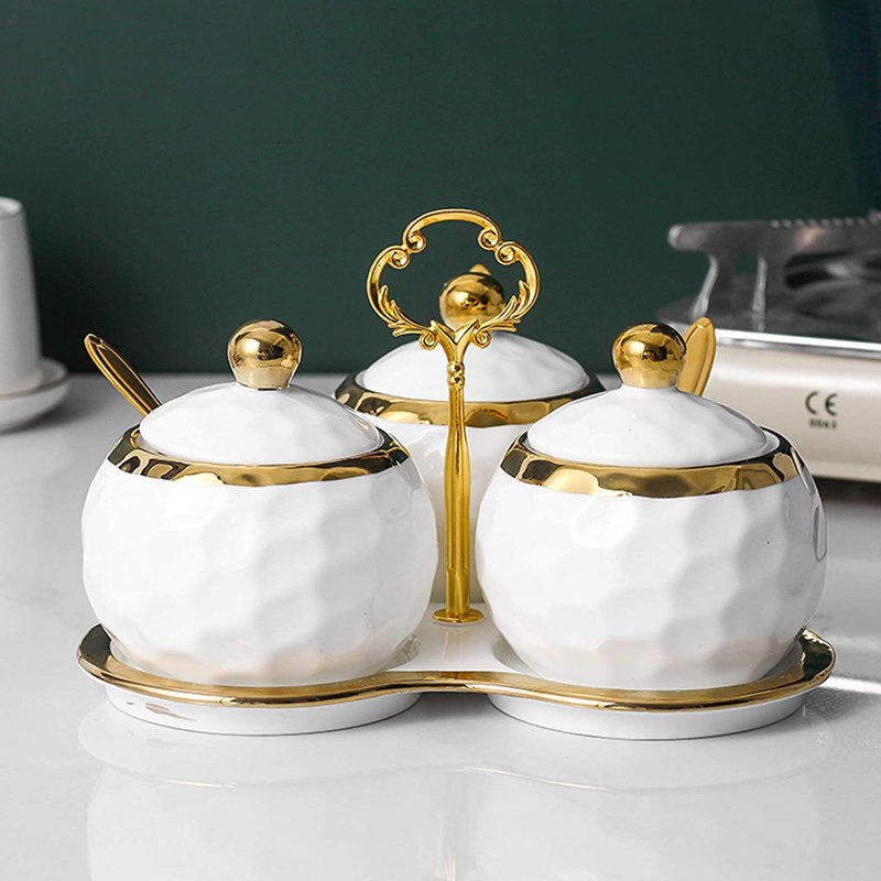 Ensemble de salière et poivrière en céramique