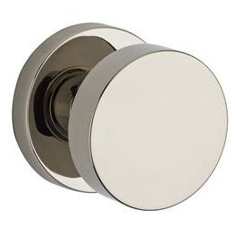 Contemporary Privacy Door Knob with Contemporary Round Rose Baldwin 