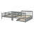 Stairway Bunk Bed With Trundle, Storage And Guard Rail-1172214149