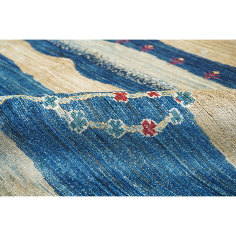 One-of-a-Kind Rectangle 9'9" x 13'4" Hand Knotted Area Rug