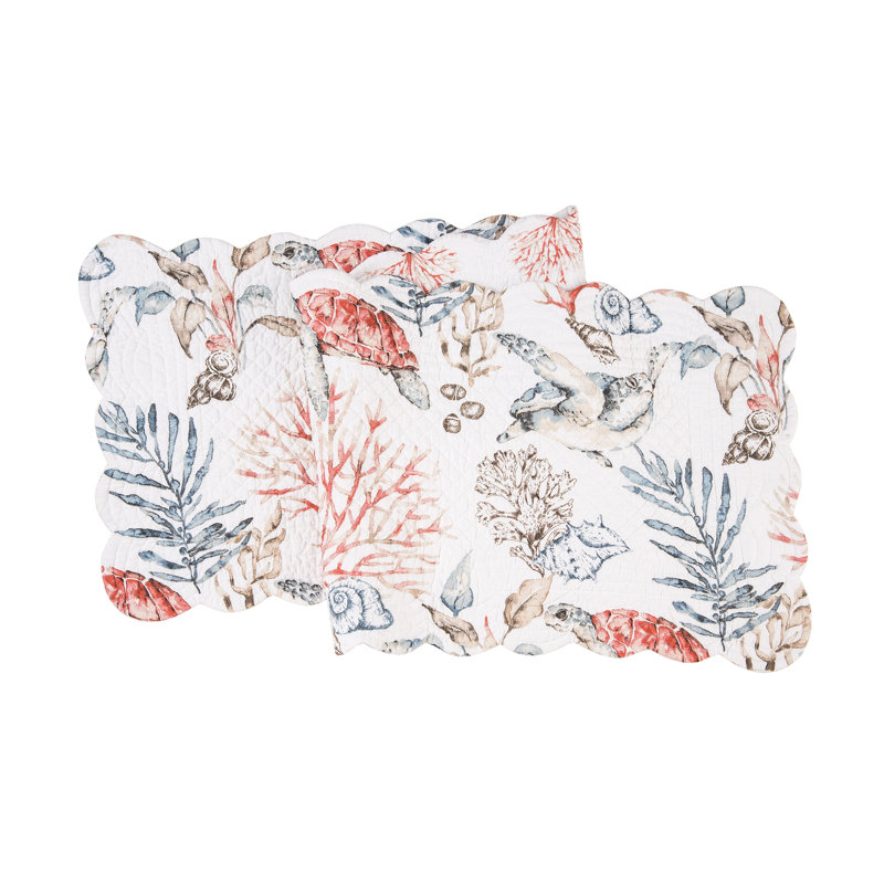 Tranquil Tides Cotton Table Runner