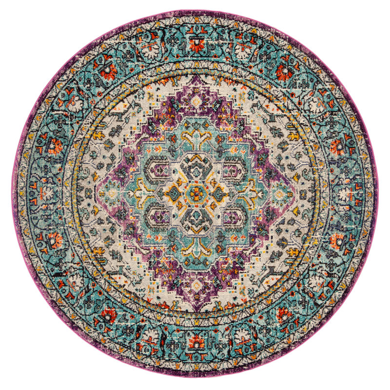 Tapis oriental performance Donnalee, Rond 6 pi 7 po