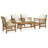 Costanza 5 Piece Lounge Chair with Cushions-1861643052