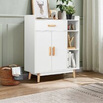 Mid-Century Large Bathroom Storage Cabinet