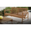 Ensemble de meubles d'extérieur en bois de teck 4 pièces Hayden