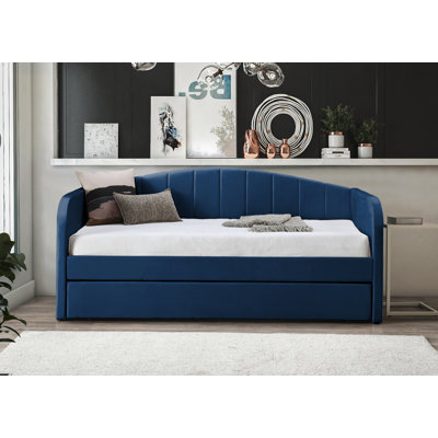 Antoin Upholstered UK Single - DE 90 X 190 Cm with Trundle