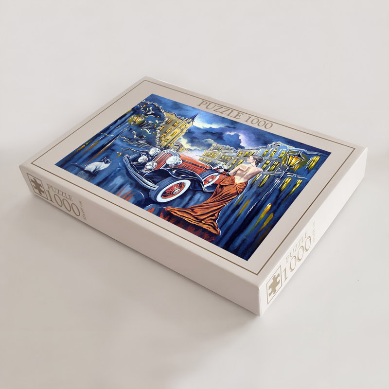 Casse-tête 1000 pièces, 26,8 po x 18,9 po | Conception 100% carton de haute qualité et éclatante | Parfait pour le plaisir en famille, le soulagement du stress et les jeux éducatifs | Cadeau pour adultes et enfants | Dimensions de la boîte: 13,2 po x 9,1 po x 2,0 po