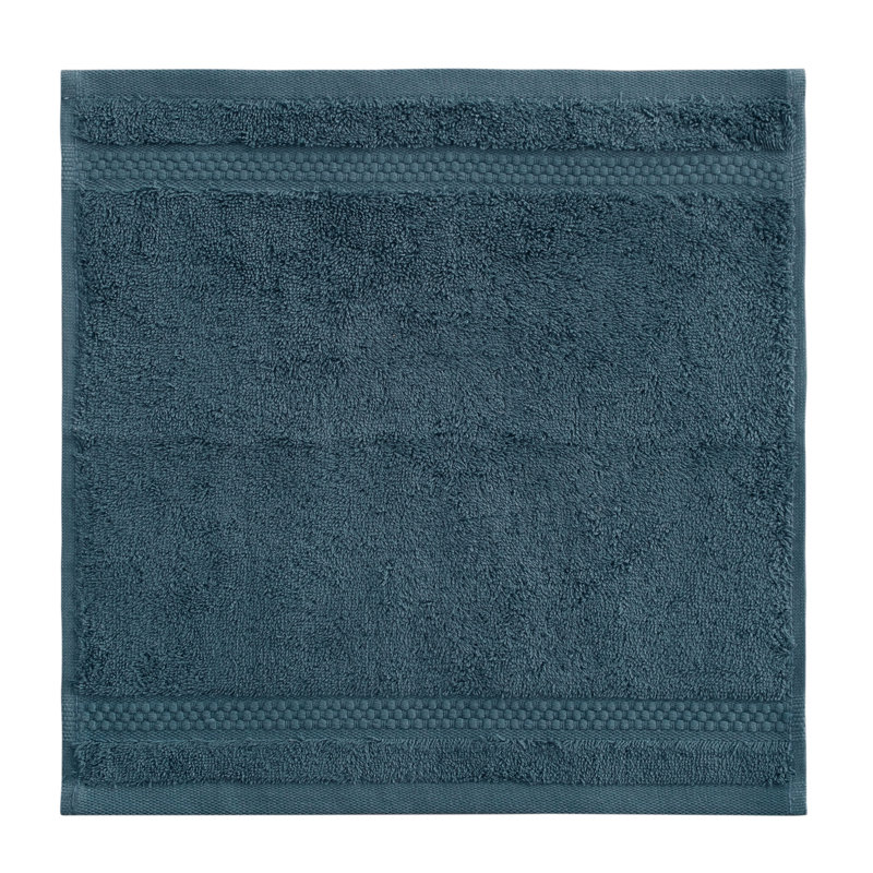 STARLIGHT 100% Turkish Cotton Terrycloth Washcloths, Blue