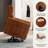 Power Lift Recliner Chair, Round Plush Faux Fur Footrest, Modern Electric Lounge Chair, Sturdy For Living Room, Bedroom-765143043