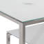 Geise 110cm Glass Top Console Table-2118328840-2118328841