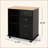 KITCHEN CART WITH 2 DRAWERS+1 DOOR-1953065093