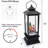 12'' Battery Powered Outdoor Lantern