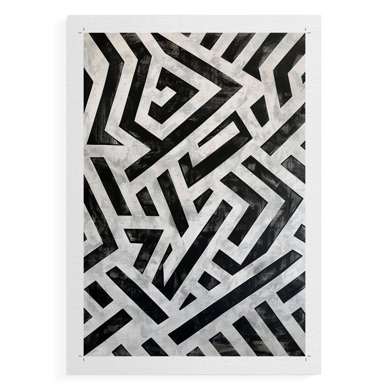 ABSTRACT Series L - Impression sur toile seulement - NON-CADRE, H 18 po x l 12 po