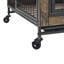 Cage pour chien avec cadre en fer