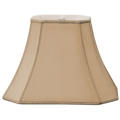 Abat-jour cloche en soie / shantung (araignée)