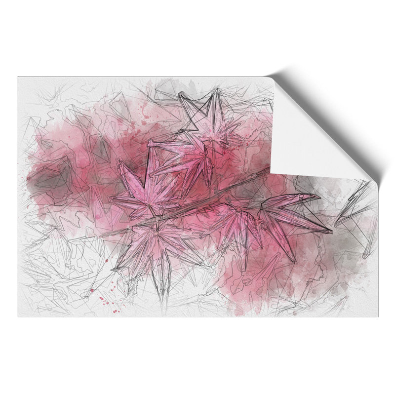 Japanese Maple Tree - Unframed Drawing, 59cm H x 84cm W x 0.1cm D