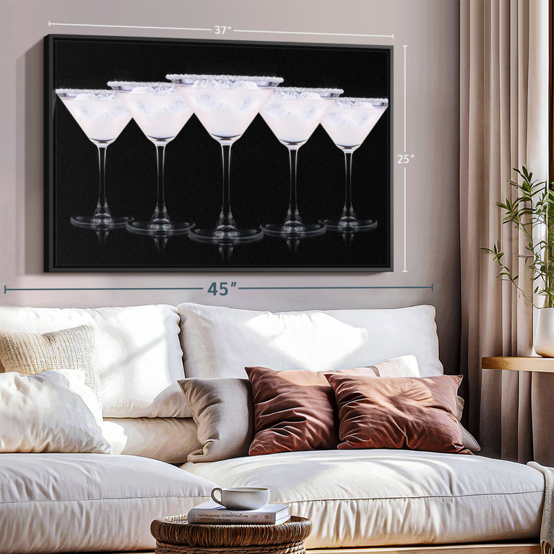 «Food and Drink», reproduction sur toile de Pina Colada, H 13 po x l 19 po