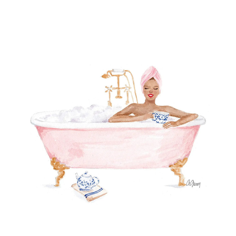 Spa Day 1 Piece Wall Art on Canvas, 66.04 cm H x 66.04 cm W x 1.91 cm D, Canvas
