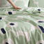 Unikko Orange/Green/White Organic Cotton Duvet Cover Set-467131656-408159261
