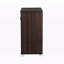 Buffet Guillaumette brun foncé avec deux portes en verre, H 31,09 po x l 32,69 po x P 15,54 po