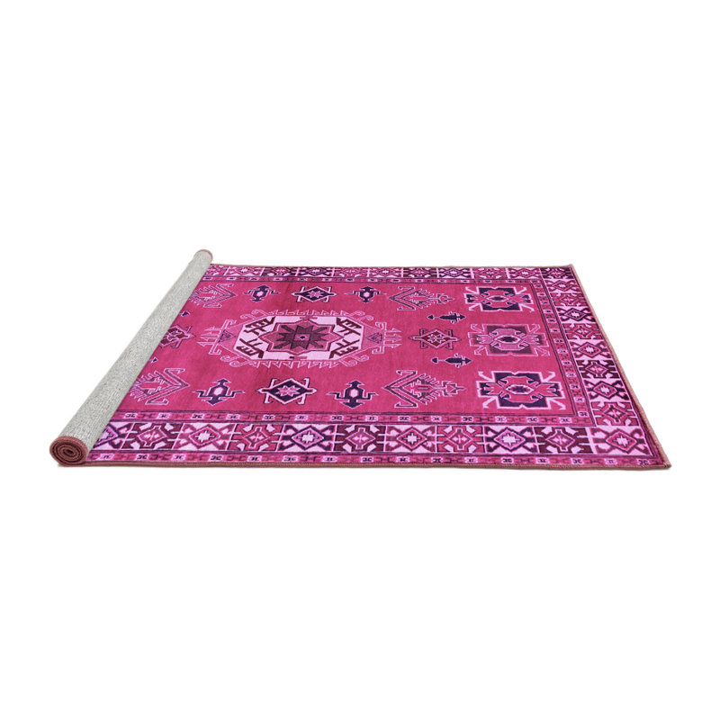 Geometric Indoor Rug, Round 6'